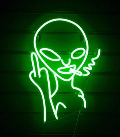 Alien Neon Sign