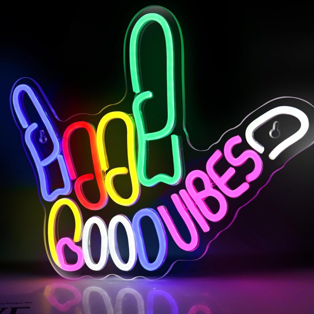 Good Vibes Neon Sign