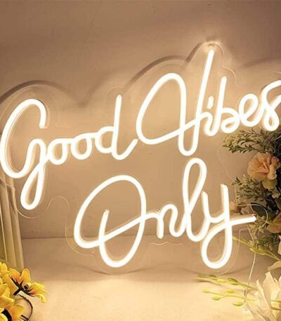 Good Vibes Only Neon Sign