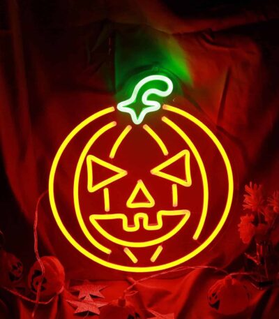 Halloween Pumpkin Neon Sign