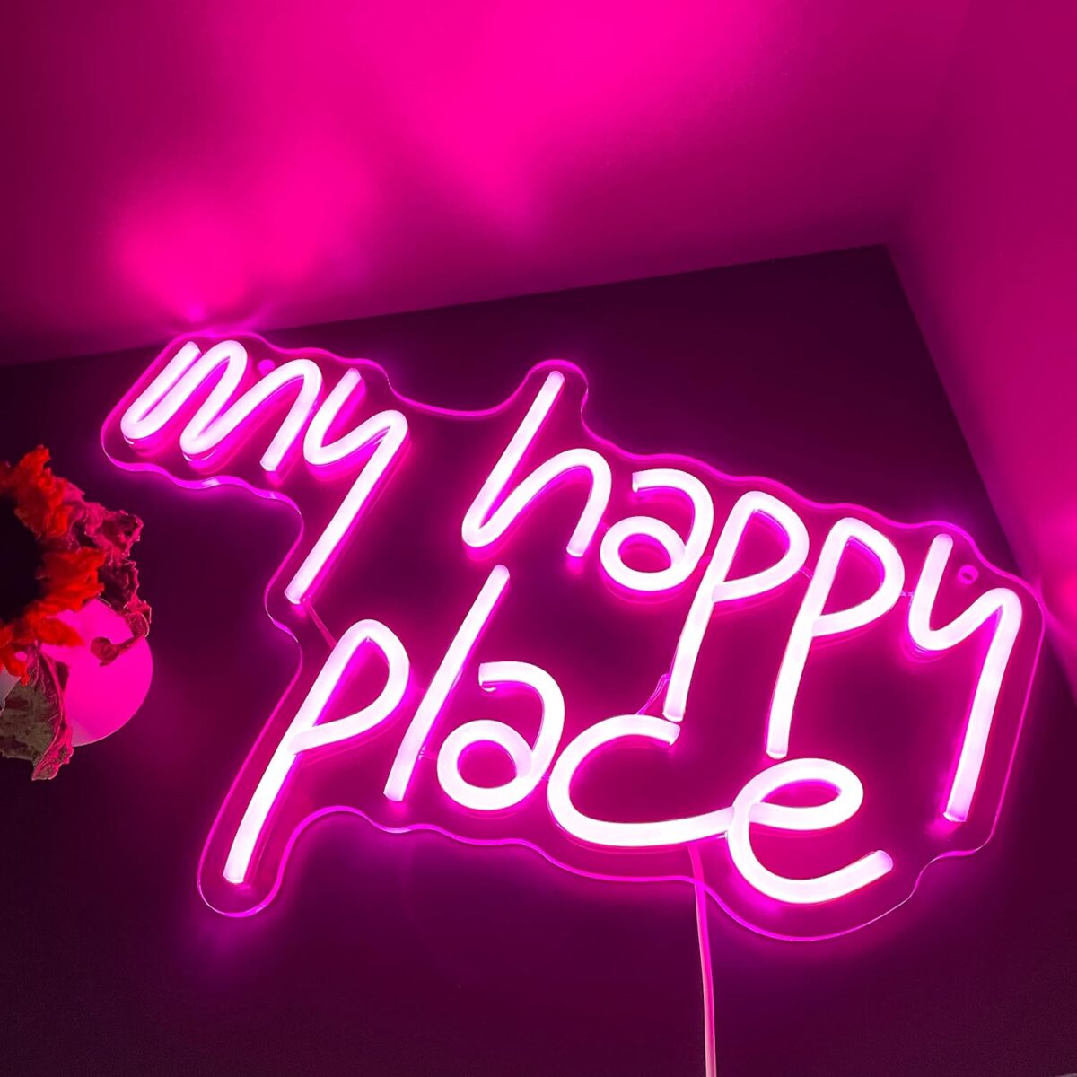 My Happy Place Neon Sign