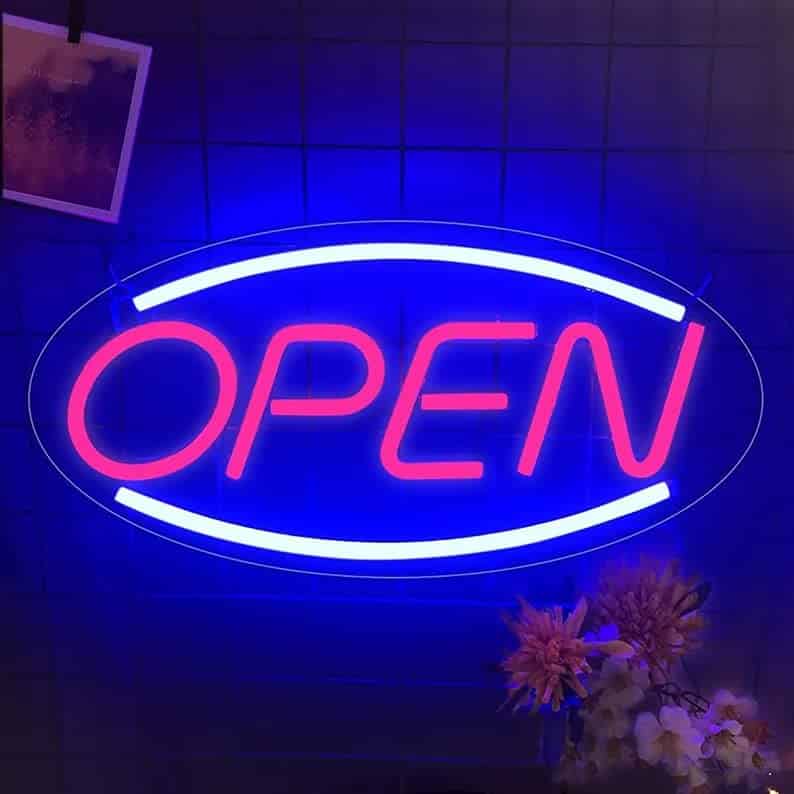 Open Door Neon Sign