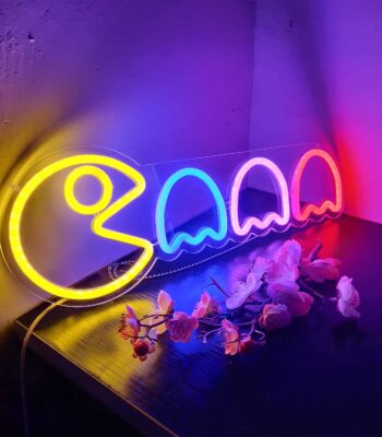 Pacman Neon Sign