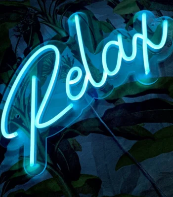 Relax Neon Sign 1